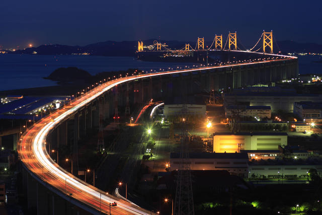 宇多津町の夜景特集